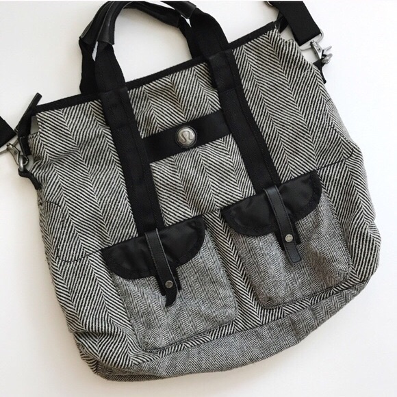 Lululemon Lucky Tote Herringbone Bag